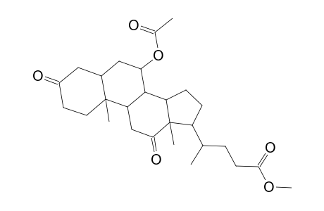 7a-Acetoxy-3,12-dioxo-5b-cholanoic acid, methyl ester