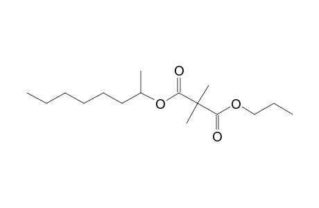 Dimethylmalonic acid, 2-octyl propyl ester