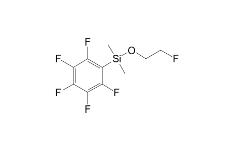 2-Fluoroethanol, dimethylpentafluorophenylsilyl ether