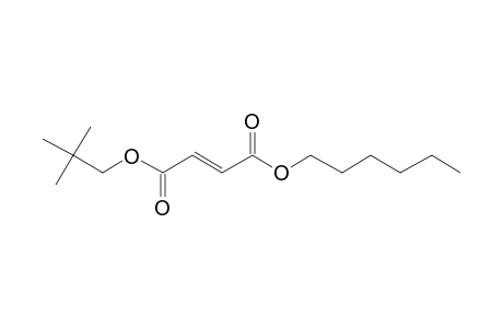 Fumaric acid, hexyl neopentyl ester