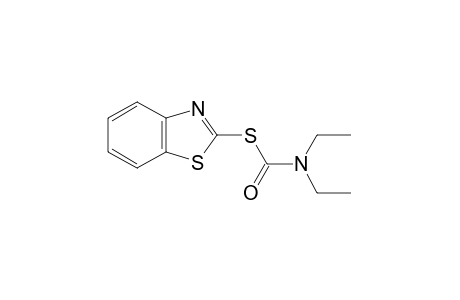 diethylthiocarbamic acid, S-(2-benzothiazolyl ester)