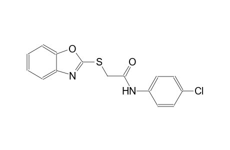 2-(1,3-benzoxazol-2-ylsulfanyl)-N-(4-chlorophenyl)acetamide