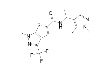 1H-thieno[2,3-c]pyrazole-5-carboxamide, N-[1-(1,5-dimethyl-1H-pyrazol-4-yl)ethyl]-1-methyl-3-(trifluoromethyl)-