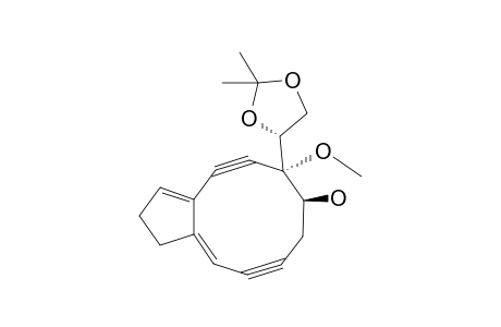 (2S,3S)-4-[(4R)-2,2-Dimethyl-1,3-dioxolan-4-yl]-5-hydroxy-4-methoxybicyclo[8.3.0]trideca-9,13-dien-2,7-diyne