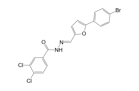 N'-{(E)-[5-(4-bromophenyl)-2-furyl]methylidene}-3,4-dichlorobenzohydrazide