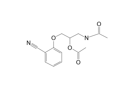 Acetamide, N-[2-acetoxy-3-(2-cyanophenyloxy)propyl]-