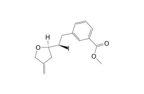 threo-Methyl 3-(2-iodo-2-(4-methylenetetrahydrofuran-2-yl)ethyl)benzoate