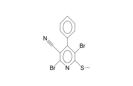 2,5-DIBROM-6-METHYLTHIO-4-PHENYL-NICOTINONITRIL