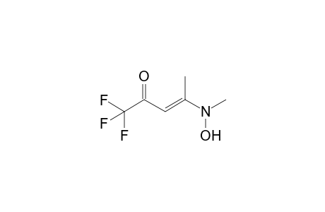 (E)-1,1,1-trifluoro-4-(hydroxy-methylamino)pent-3-en-2-one