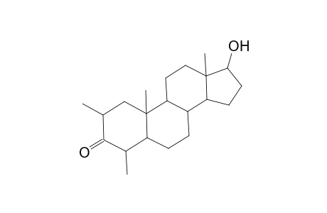 Androstan-3-one, 17-hydroxy-2,4-dimethyl-, (2.alpha.,4.alpha.,5.alpha.,17.beta.)-
