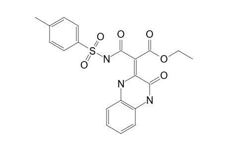 Ethyl 3-oxo-2-[3-oxo-3,4-dihydro-2(1H)-quinoxalinylidene]-3-{[(4-methylphenyl)sulfonyl]amino}propanoate