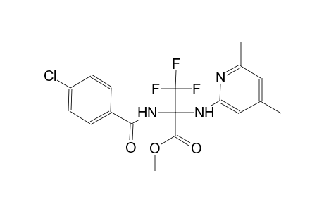 2-(4-Chloro-benzoylamino)-2-(4,6-dimethyl-pyridin-2-ylamino)-3,3,3-trifluoro-propionic acid methyl ester