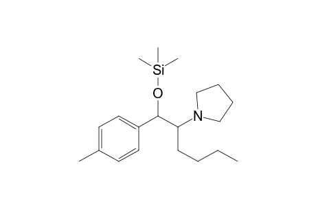 1-(4-Methylphenyl)-2-pyrrolidino-hexan-1-ol TMS