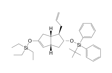 [[(3AS,5R,6R,6AS)-6-ALLYL-5-[[TERT.-BUTYL-(DIPHENYL)-SILYL]-OXY]-1,3A,4,5,6,6A-HEXAHYDROPENTALEN-2-YL]-OXY]-(TRIETHYL)-SILANE