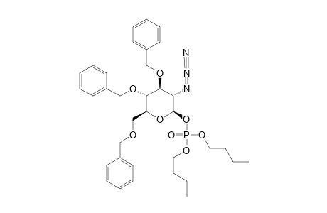 Dibutyl-2-azido-3,4,6-tri-o-benzyl-2-deoxy-beta-D-glucopyranoside-phosphate