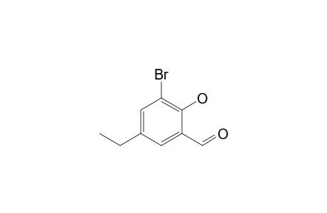 3-Bromanyl-5-ethyl-2-oxidanyl-benzaldehyde