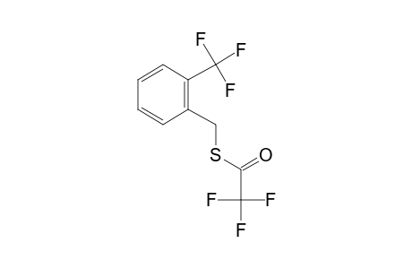 2-(Trifluoromethyl)benzyl mercaptan, S-trifluoroacetyl-