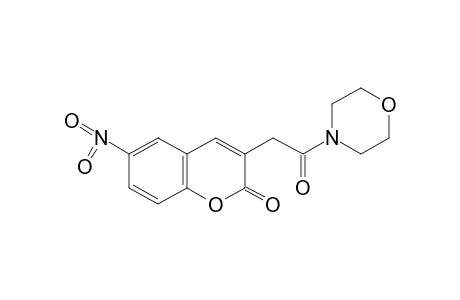 3-[(morpholinocarbonyl)methyl]-6-nitrocoumarin