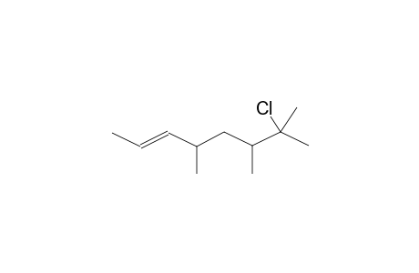 2-CHLORO-2,3,5-TRIMETHYL-TRANS-6-OCTENE