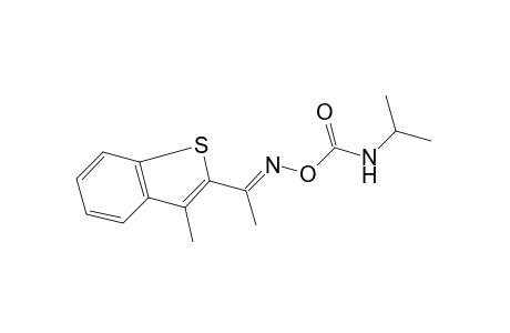 methyl 3-methylbenzo[b]thien-2-yl ketone, O-(isopropylcarbamoyl)oxime