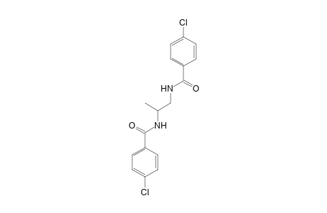 4-Chloranyl-N-[2-[(4-chlorophenyl)carbonylamino]propyl]benzamide