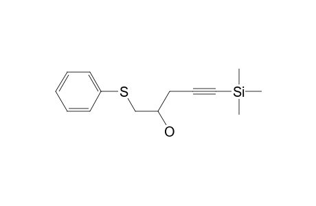 1-Phenylsulfanyl-5-trimethylsilyl-pent-4-yn-2-ol