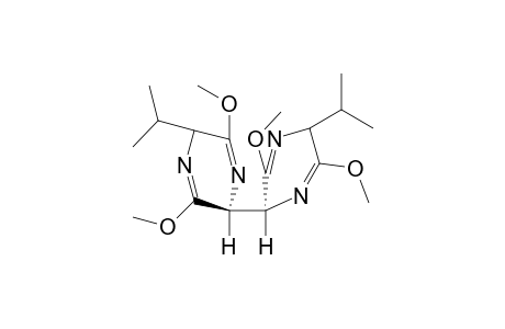 (3R,6S,7S,10R)-3,10-Diisopropyl-2,5,9,12-tetramethoxy-1,4,8,11-tetraazadispiro[5.0.5]dodeca-1,4,8,11-tetraene