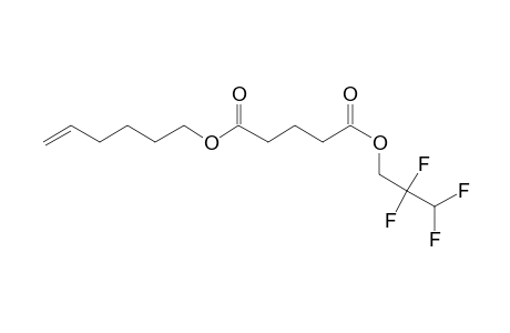 Glutaric acid, hex-5-en-1-yl 2,2,3,3-tetrafluoropropyl ester