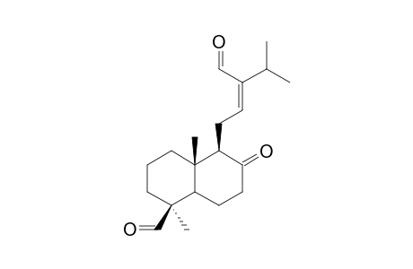 8-Oxo-8,14-seco-abiet-12-en-14,19-dial