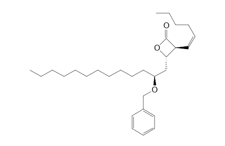 (3S,4S,2'R,1''Z)-3-(1''-HEXENYL)-4-(2'-PHENYLMETHYLOXY-TRIDECYL)-2-OXETANONE