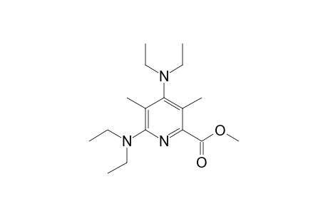 4,6-bis(diethylamino)-3,5-dimethyl-picolinic acid methyl ester