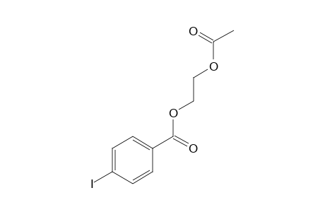 p-IODOBENZOIC ACID, 2-HYDROXYETHYL ESTER, ACETATE