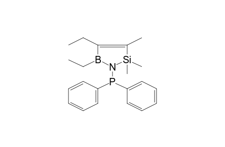 1-(Diphenylphosphino)-4,5-diethyl-2,2,3-trimethyl-2,5-dihydro-1H-1,2,5-azasilaborole