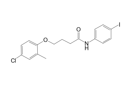 4-(4-Chloro-2-methylphenoxy)-N-(4-iodophenyl)butanamide