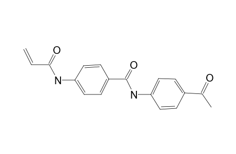 Benzamide, 4-(1-oxo-2-propenylamino)-N-(4-acetylphenyl)-