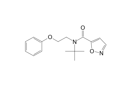 5-Isoxazolecarboxamide, N-(1,1-dimethylethyl)-N-(2-phenoxyethyl)-