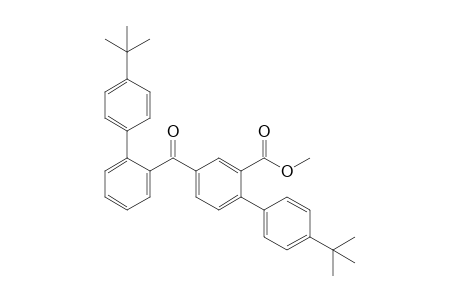 Methyl 4'-tert-butyl-4-(4'-tert-butylbiphenylcarbonyl)biphenyl-2-carboxylate