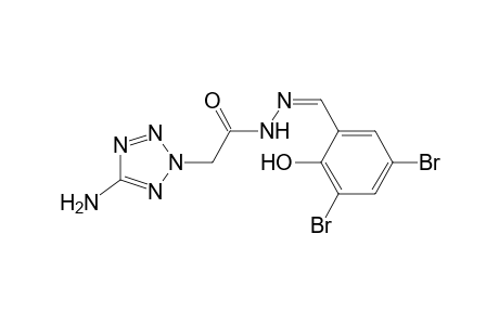 2-(5-amino-2H-tetraazol-2-yl)-N'-[(Z)-(3,5-dibromo-2-hydroxyphenyl)methylidene]acetohydrazide