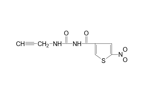 1-(5-nitro-3-thenoyl)-3-(2-propynyl)urea