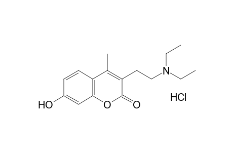 3-[2-(Diethylamino)ethyl]-7-hydroxy-4-methylcoumarin hydrochloride