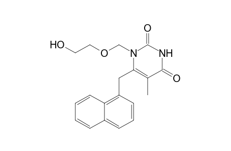 1-[(2-HYDROXYETHOXY)-METHYL]-5-METHYL-6-(1-NAPHTHYLMETHYL)-URACIL