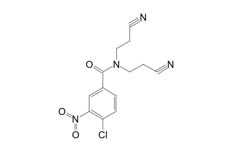 N,N-bis(2-cyanoethyl)-4-chloro-3-nitrobenzamide