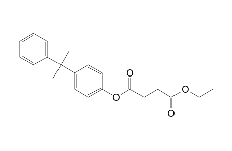 Succinic acid, ethyl 4-(2-phenylprop-2-yl)-phenyl ester