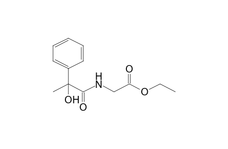 Ethyl [(2-hydroxy-2-phenylpropanoyl)amino]acetate