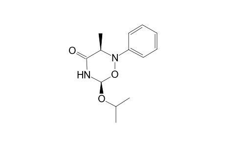 3-Methyl-6-isopropoxy-2-phenyl-1-oxa-2,5-diaza-4-oxocyclohexane