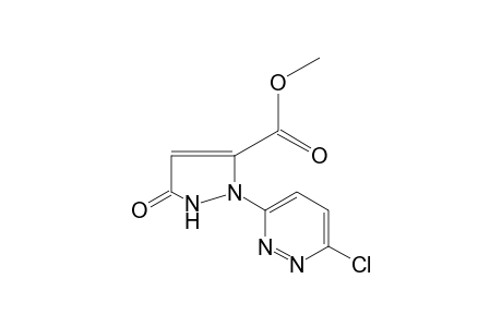 2-(6-chloro-3-pyridazinyl)-5-oxo-3-pyrazoline-3-carboxylic acid, methyl ester