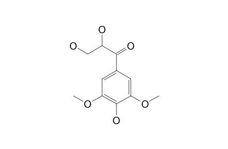 2,3-Dihydroxy-1-(4-hydroxy-3,5-dimethoxyphenyl)-1-propanone