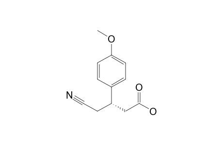 (3S)-4-Cyano-3-(4-methoxyphenyl)butanoic acid