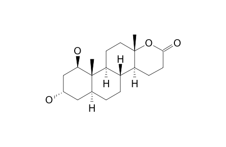 1-BETA,3-ALPHA-DIHYDROXY-17A-OXA-D-HOMO-5-ALPHA-ANDROSTAN-17-ONE