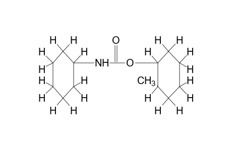cyclohexanecarbamic acid, 2-methylcyclohexyl ester